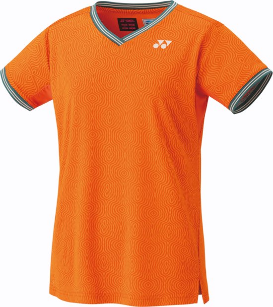 Yonex 20758EX dames badminton tennis sportshirt - oranje - maat S