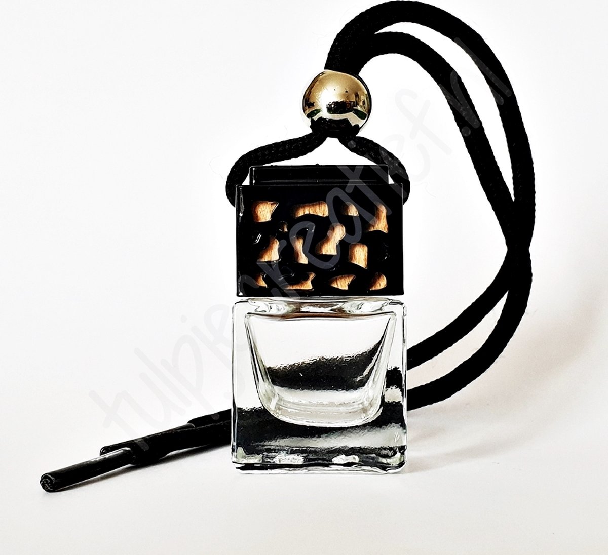 TC® - Autoparfum - Glazen geurflesje - Class Nr - Zwarte dop