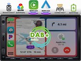 ATOTO F7XE Autoradio double DIN 7" avec DAB/DAB+, CarPlay sans fil et Android Auto sans fil, Mirror Link, Bluetooth, HD LRV, écran QLED, fonction de charge rapide