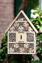 insectenhotel / Design insectenhotel met natuurlijke materiaal - Voor bijen, lieveheersbeestjes en vlinders - Om op te hangen ‎9 x 28.5 x 41 cm;