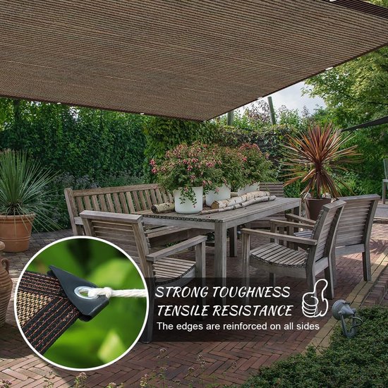 Schaduwdoek 5 x 3 Meter voor Tuin en Terras