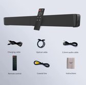 Ideal Store®TV Soundbar-Draadloos Bluetooth -Speaker Home Cinema-System Stereo Surround-Ondersteuning Coaxiale Optische- Home Theater- Zwart