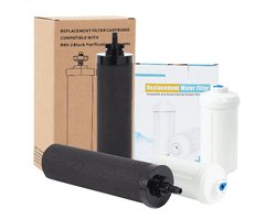 Waterfilters BB-9 en PF-2 - vervanging - Zwaartekracht Waterfilter Systeem - Waterfilter Survival - 2 x 2 stuks