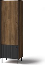 Prestigo P2 Kledingkast met openslaande deuren - 59 cm - kledingkast met hanger - met planken - gesloten plank - hoge poten - woonkamermeubel - slaapkamermeubel - Maxi Maja