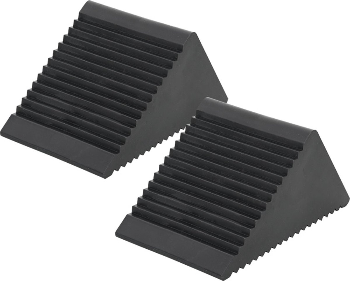 2 Stuks - Wielstop - Wielkeg aanhanger - Wielstopper - Wielblok - Wielkeg - Wielblokken aanhangwagen - Wielwig
