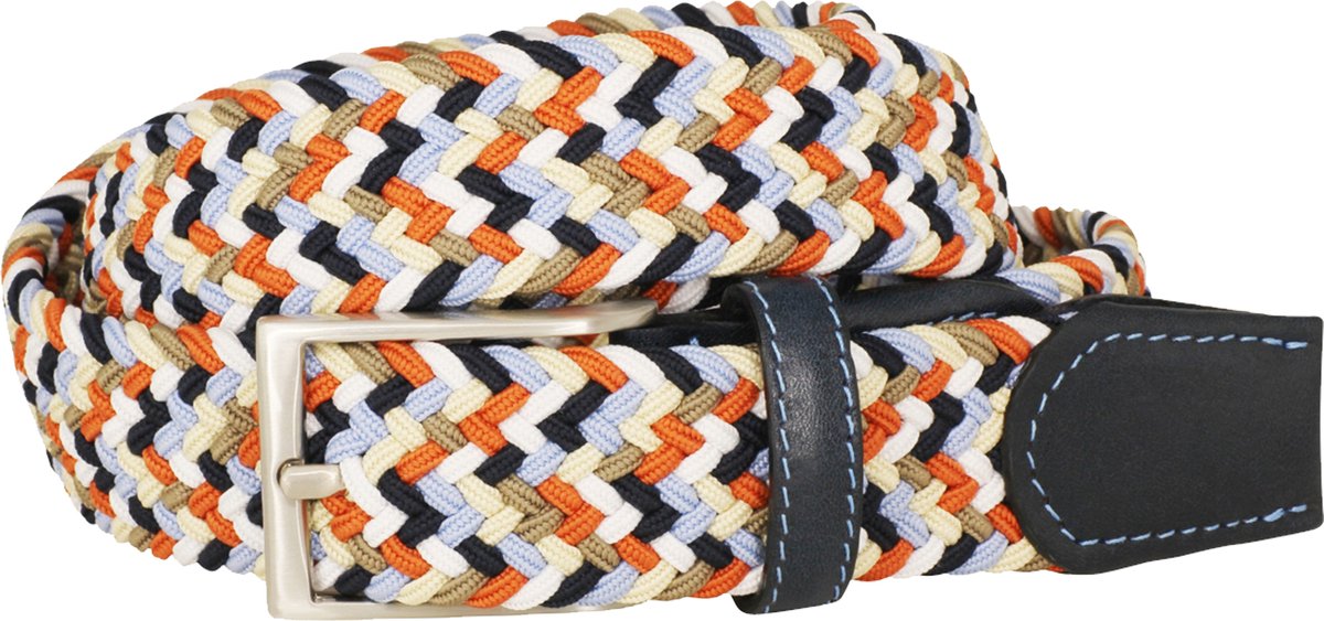LINDENMANN elastische heren riem - meerkleurig