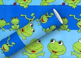 Inpakpapier 2mx70cm Froggy Kikker Consumentenrol- Breedte 70 cm - 2m lang