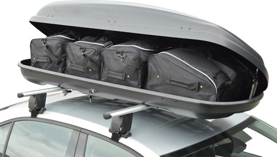 Foto: 4 delige car bags dakkoffer tassenset