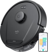 eufy Clean L60-robotstofzuiger, ultrasterke zuigkracht van 5000 Pa, iPath-lasernavigatie, voor diepe vloerreiniging, ideaal voor haren en harde vloeren