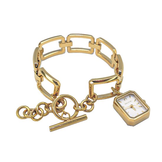 Montre Femme Zera d'or - Montre-bracelet 15 x 21,1 mm étanche - Goud