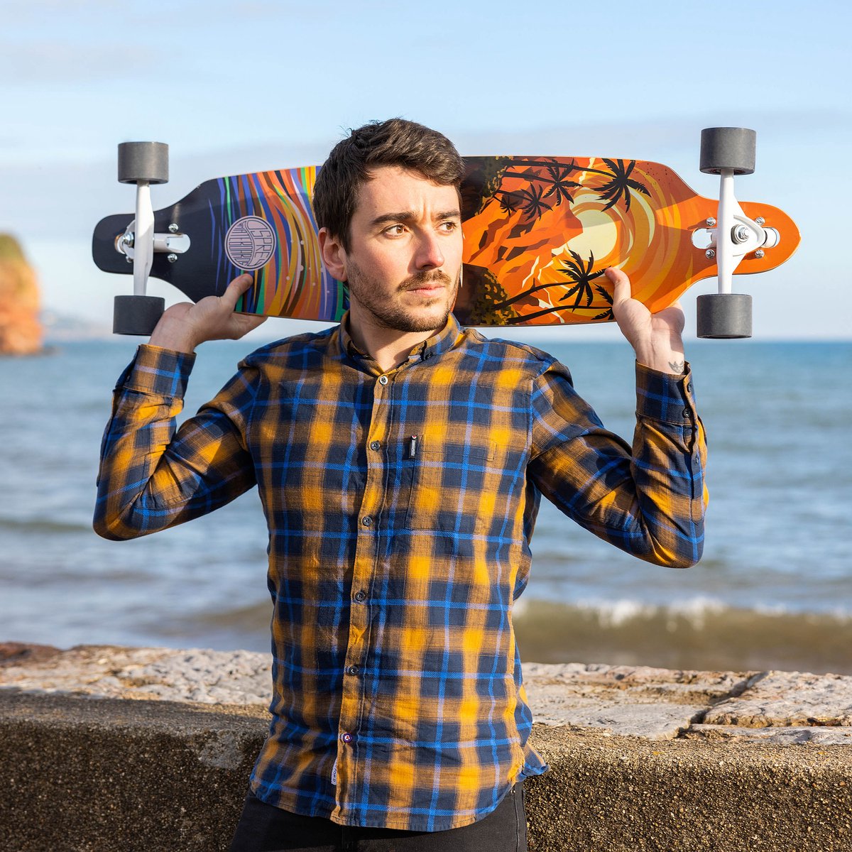 Osprey Sunset 39" Twin Tip Longboard - Drop-Through Trucks - ABEC 9 — afbeelding 15