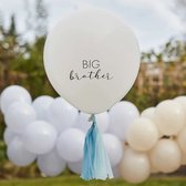 Hello Baby Big Brother Ballon | Jongen | 45 cm | Voor Gender Reveal en Babyshower