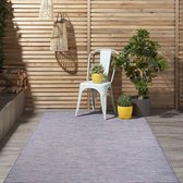 Flycarpets Hilaria Buitenkleed Effen Voor Binnen & Buiten Vloerkleed - Paars / Roze / Blauw - 280x380 cm