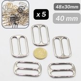 Nordivar ® D-ring Met Schroef In U-vorm - Set Van 6 Accessoirevervanging Voor Tassen Sleutelhangers Goud