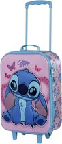 Disney Stitch - Trolley - Kinderkoffer - 50 cm - Roze
