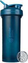 BLENDERBOTTLE - SEA BLUE - Pro 45 - 1,3 Litre - Beaucoup d'espace pour vos shakes protéinés ! Avec le Blenderball en acier chirurgical, pas de grumeaux !