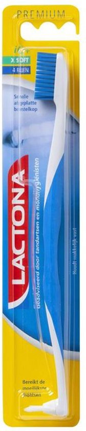 Lactona iQ+ X Soft - Tandenborstel - Extra zacht  - 1 stuks