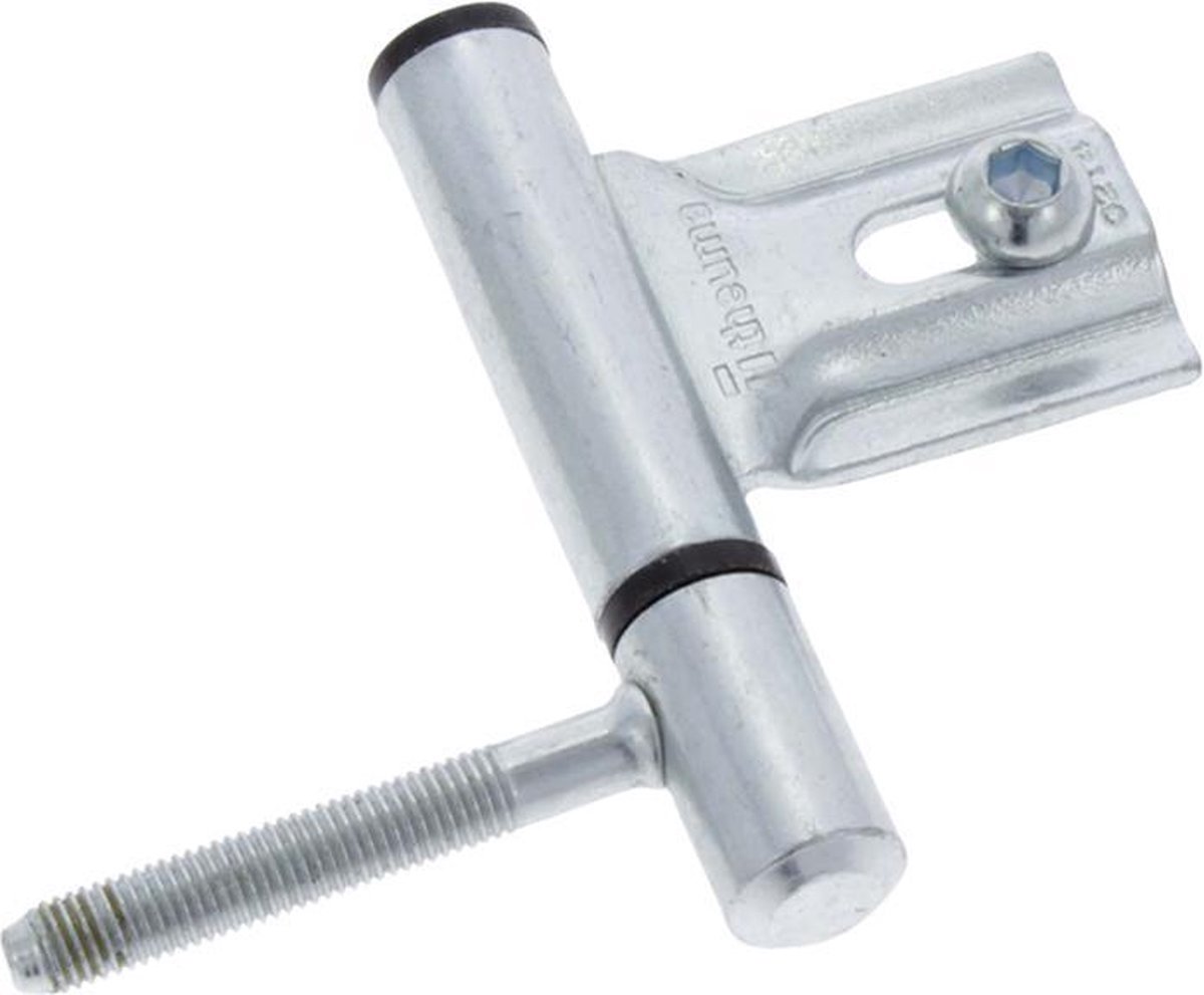 Starx - Insteek paumelle - scharnier - poly kozijn vernikkeld 74.5 x 14 mm nikkel