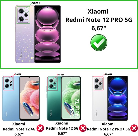 Coque pour Xiaomi Redmi Note 12 Pro 5G / Poco X5 Pro 5G - Portefeuille Noir Rabat Clapet Aimanté Rangement Cartes