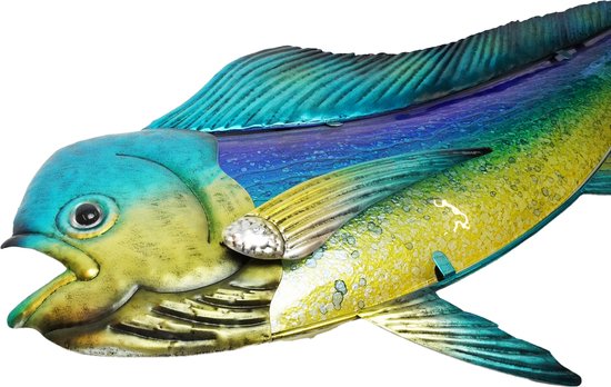 Eurocatch Dorado - Muurdecoratie 99cm - 3-D Metaal en Glas Kunst - Cadeau Idee - Mancave - Vaderdag Cadeau van Eurocatch — afbeelding 2