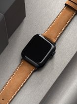 Apple Watch Leren Horlogeband - Brown Mountain - 38mm, 40mm, 41mm