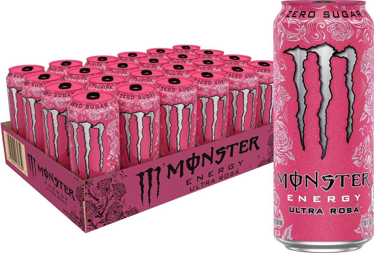 MONSTER ENERGY ULTRA ROSA BLIK 50CL - 24 stuks