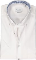 ETERNA comfort fit overhemd korte mouw - Oxford - wit (contrast) - Strijkvrij - Boordmaat: 48