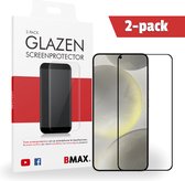 2-pack BMAX Screenprotectors geschikt voor Samsung Galaxy S24 - Van gehard glas - Samsung screenprotectors - Telefoonaccessoires - Telefonie & Accessoires - Beschermglas - Glazen screenprotectors