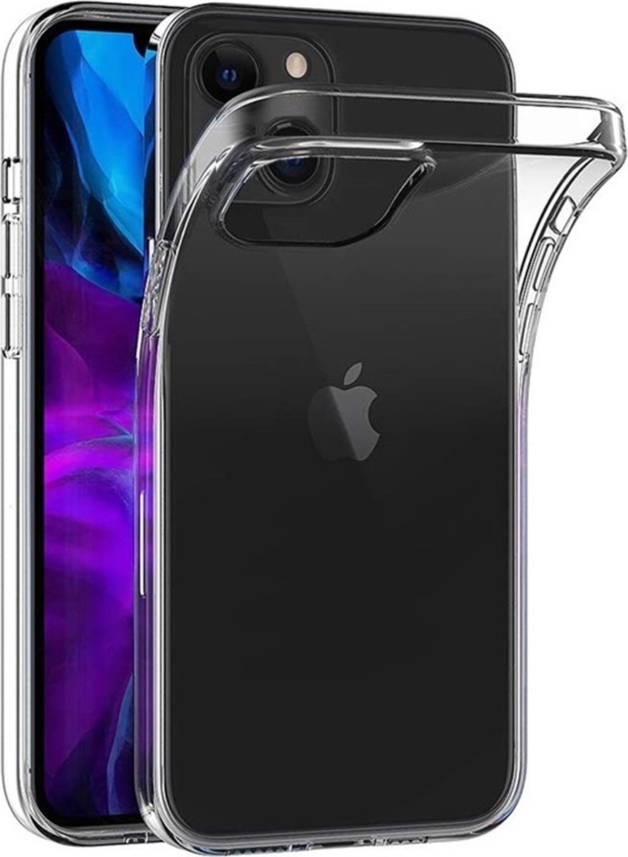Hoesje voor iPhone 13 backcover Shockproof siliconen Transparant