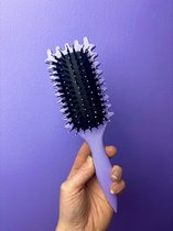Defineer borstel krullen | Perfect Clumps | Viral Tiktok Brush | Haarborstel | Antiklit haarborstel | Paars |