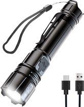 Exortus® Oplaadbare LED Zaklamp - Maglite 1500 Lumen - Duurzaam en Waterdicht - 14500 Batterij