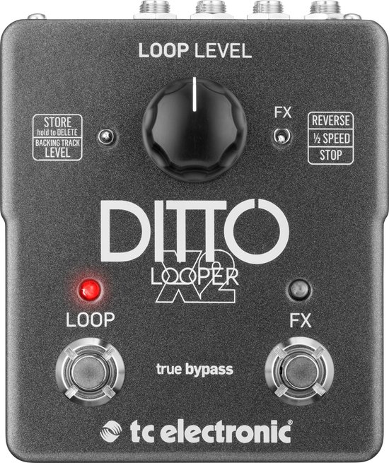 TC Electronic Ditto X2 Looper - Effect-unit voor gitaren