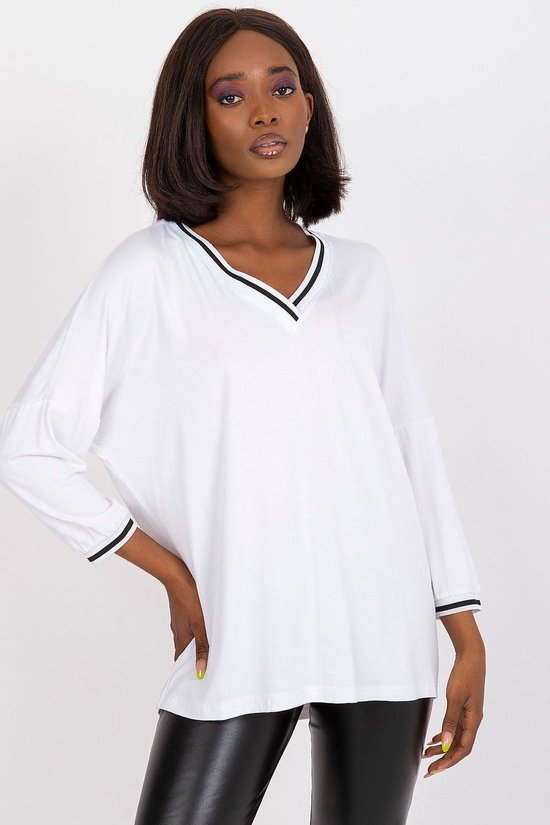 Blouse femme - Taille S/M - Wit