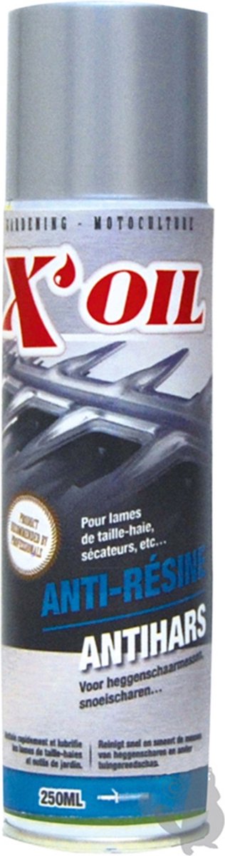 X'OIL Antihars Spuitbus Foam 250ML - Heggenschaar - Snoeischaar - X'OIL