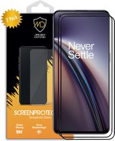 2-Pack OnePlus Nord CE 2 screenprotectors - MobyDefend Gehard Glas Screensavers - Zwarte Randen - Glasplaatjes Geschikt Voor OnePlus Nord CE 2