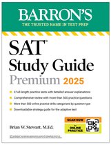 Barron's SAT Prep- Digital SAT Study Guide Premium, 2025: 4 Practice Tests + Comprehensive Review + Online Practice