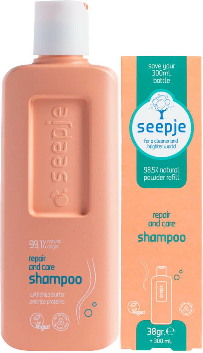 Seepje Repair & Care Shampoo + Navulling Pakket