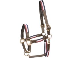 Horsegear Halster Horsegear Finn Donkerblauw-donkerrood | Maat: Paard