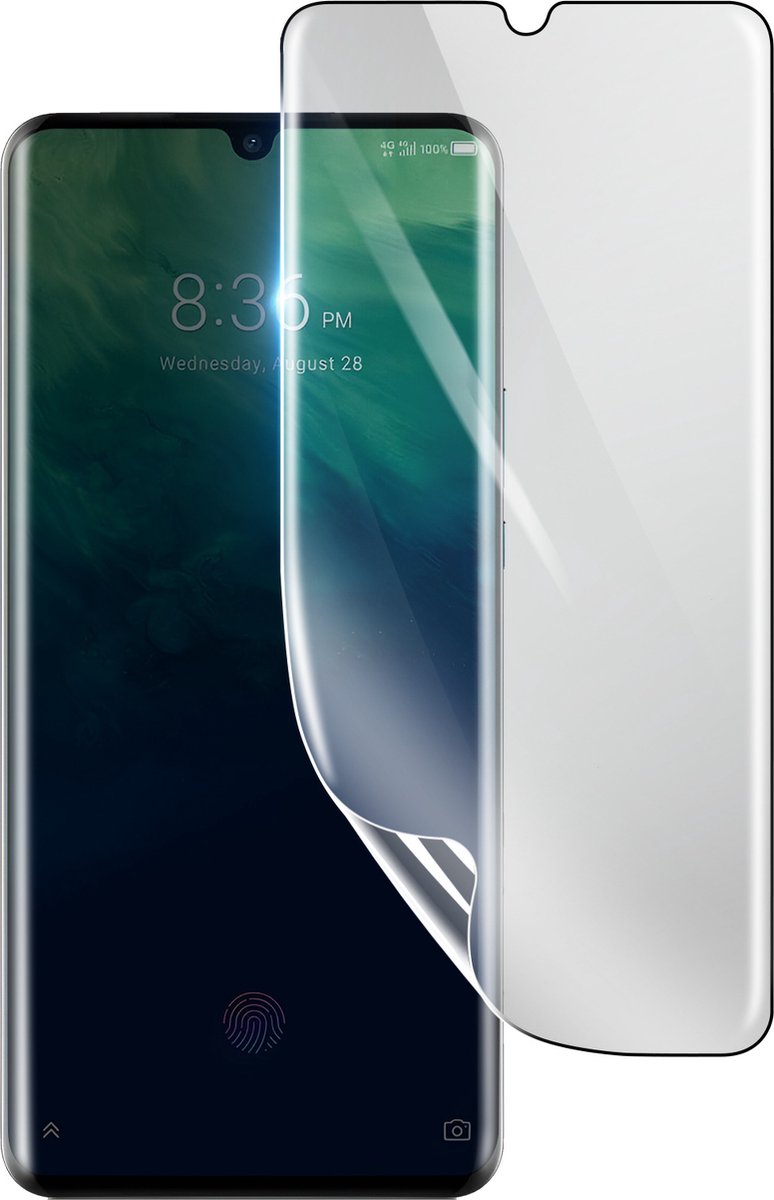 3mk, Geschikt voor ZTE Axon 10 Pro, Schokbestendige Hydrogel Screenprotector, Transparant
