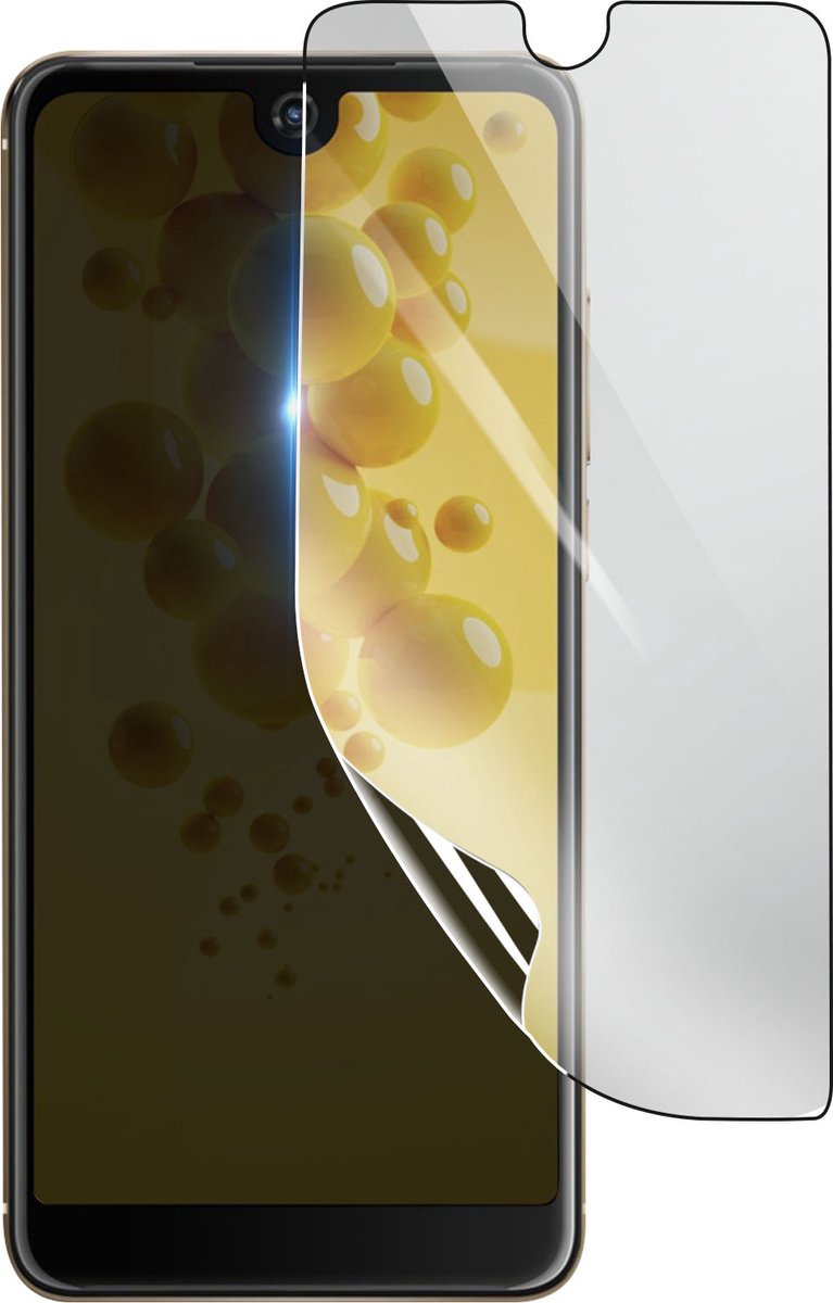 3mk, Geschikt voor Wiko View 2, Schokbestendige Hydrogel Screenprotector, Transparant