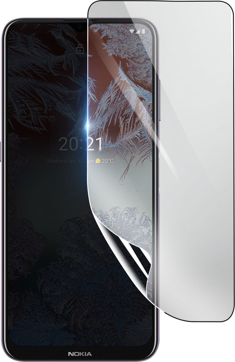 3mk, Geschikt voor Nokia G10, Schokbestendige Hydrogel Screenprotector, Transparant