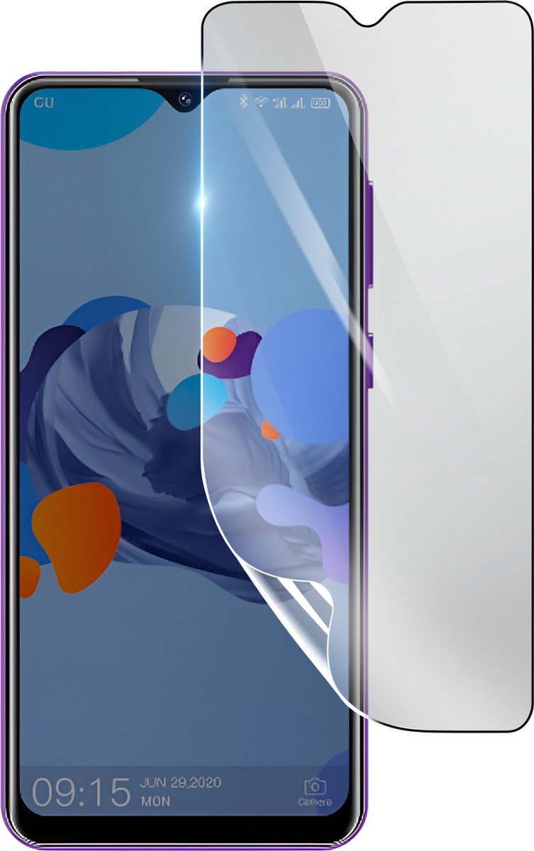3mk, Geschikt voor Oukitel C19, Schokbestendige Hydrogel Screenprotector, Transparant