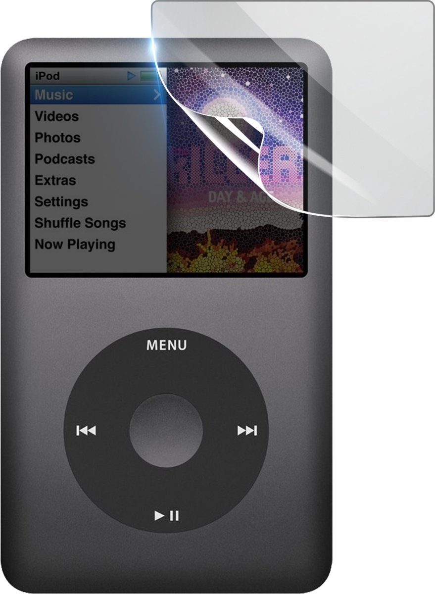 3mk, Geschikt voor iPod Classic 160Gb, Schokbestendige Hydrogel Screenprotector, Transparant