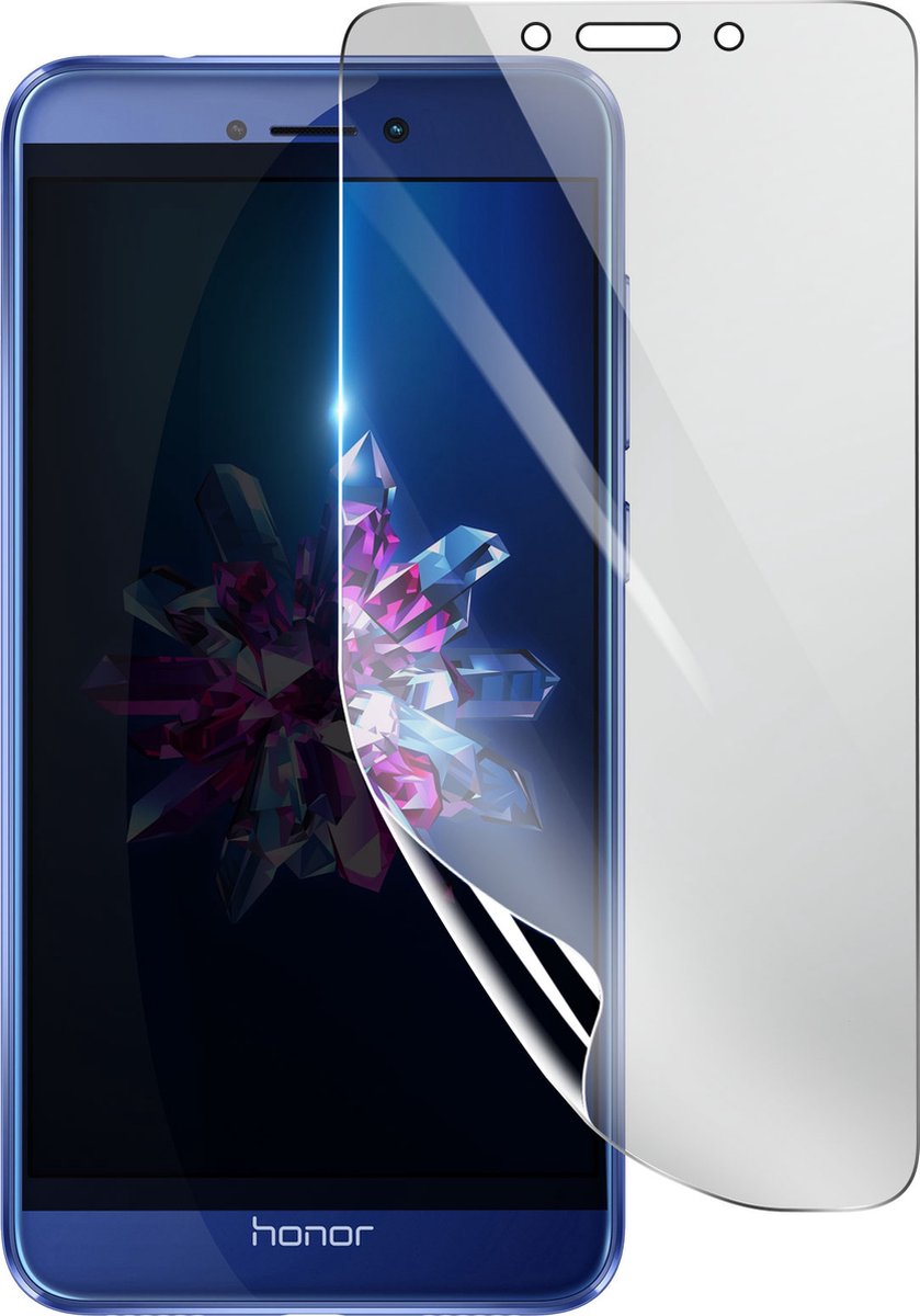 3mk, Geschikt voor Honor 8 Lite, Schokbestendige Hydrogel Screenprotector, Transparant