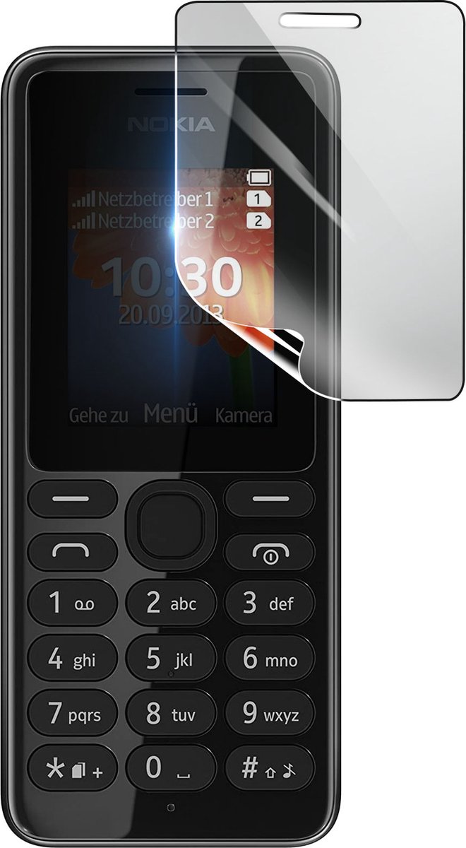 3mk, Geschikt voor Nokia 108, Schokbestendige Hydrogel Screenprotector, Transparant