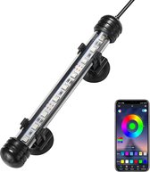 Aquariumverlichting LED Lamp App Bediening Muziekinstellingen - Onderwater Verlichting - IP68 Waterdicht - EU Stekker - Aquarium Size Name: 18 cm