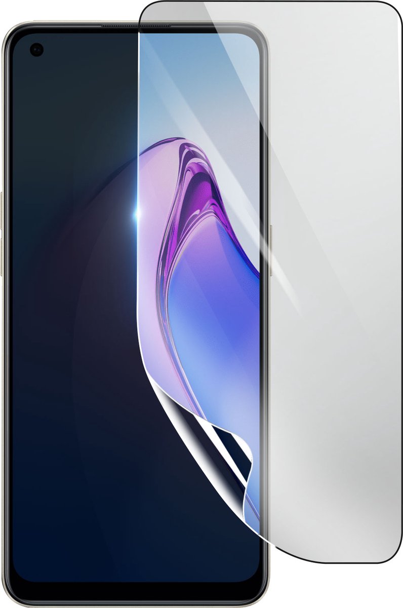 3mk, Geschikt voor Oppo Reno 8, Schokbestendige Hydrogel Screenprotector, Transparant