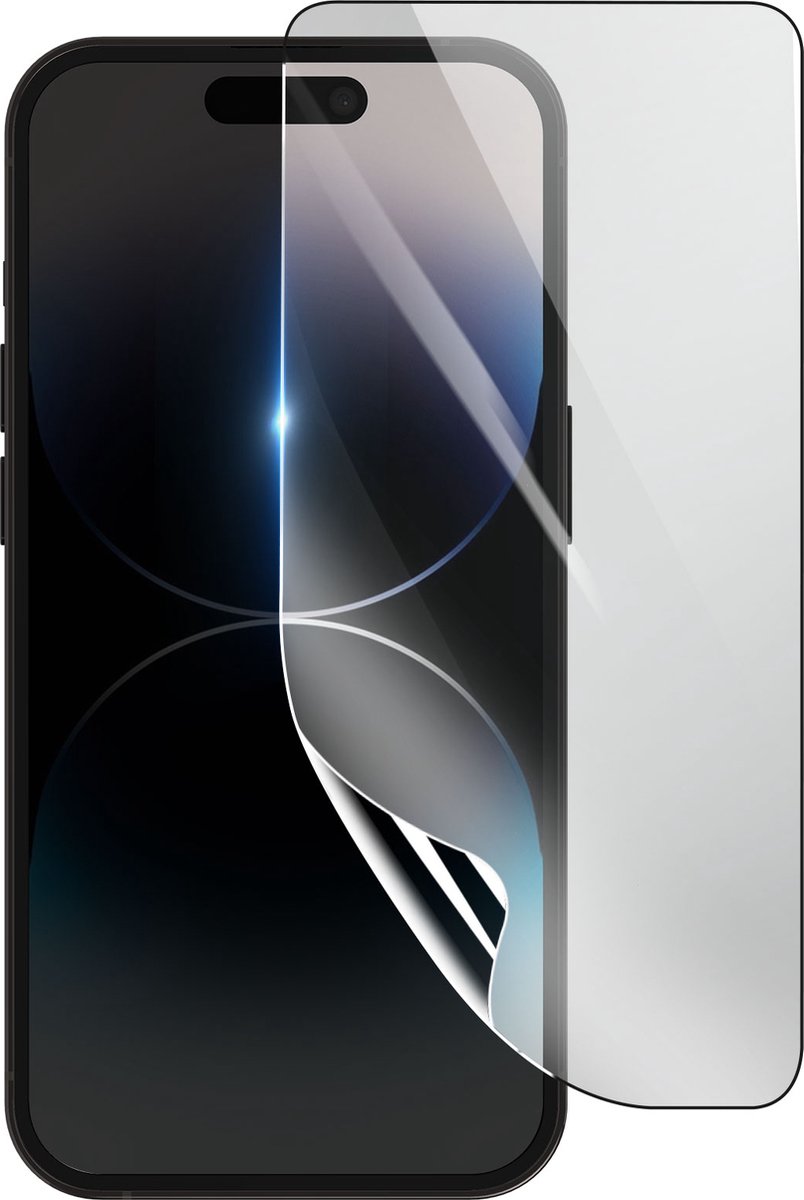 3mk, Geschikt voor iPhone 14 Pro, Schokbestendige Hydrogel Screenprotector, Transparant