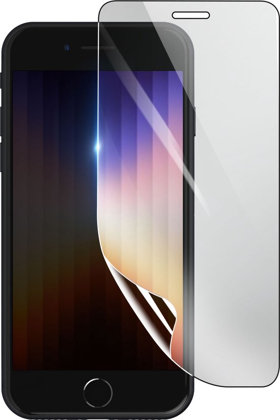 3mk, Convient pour iPhone SE 2022, Protecteur d'écran Hydrogel résistant aux chocs, Transparent