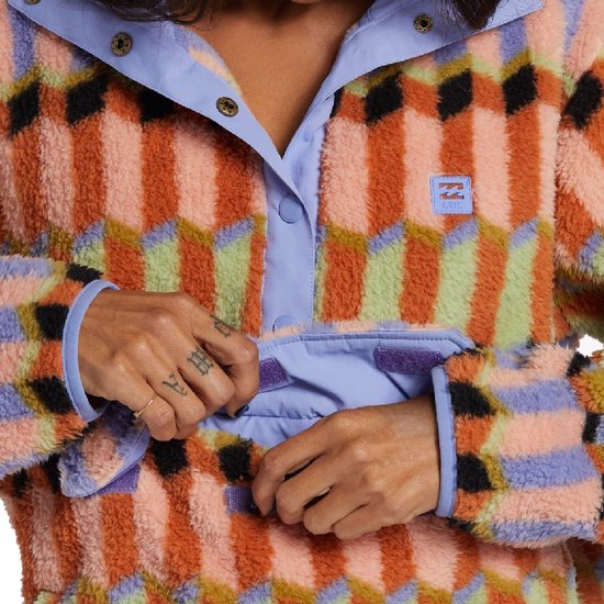 Billabong Switchback Pullover Fleece Sweater - Multi